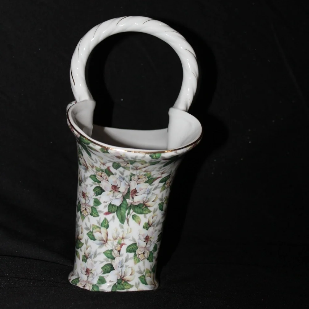 Formalities Dogwood Floral Basket Vase by Baum Bro